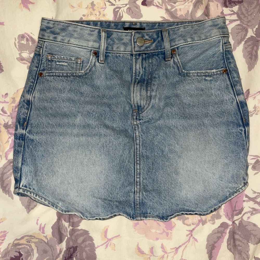 Express Size 2 Jean Skirt